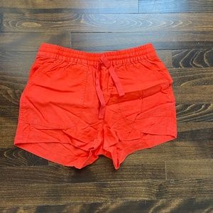 J.Crew Linen Seaside Short in Red